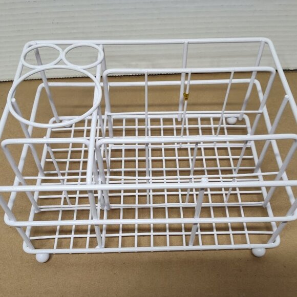 Wire Makeup Brush Holder / Hair Brush/ Hair Iron Organizer - Picture 3 of 6